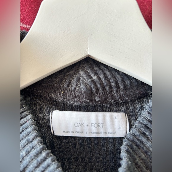 OAK+FORT Two-Piece Knit Set - Charcoal Grey - Picture 4 of 9